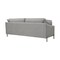Armen Living Juliett 80" Modern Gray Fabric Sofa with Power Footrest LCJU3GREY - alternate 6